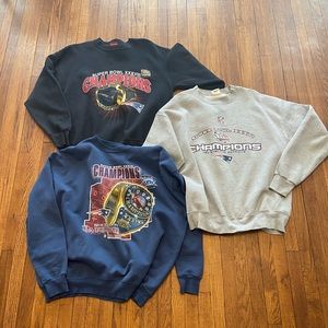 New England Patriots Sweetshirt Size Large